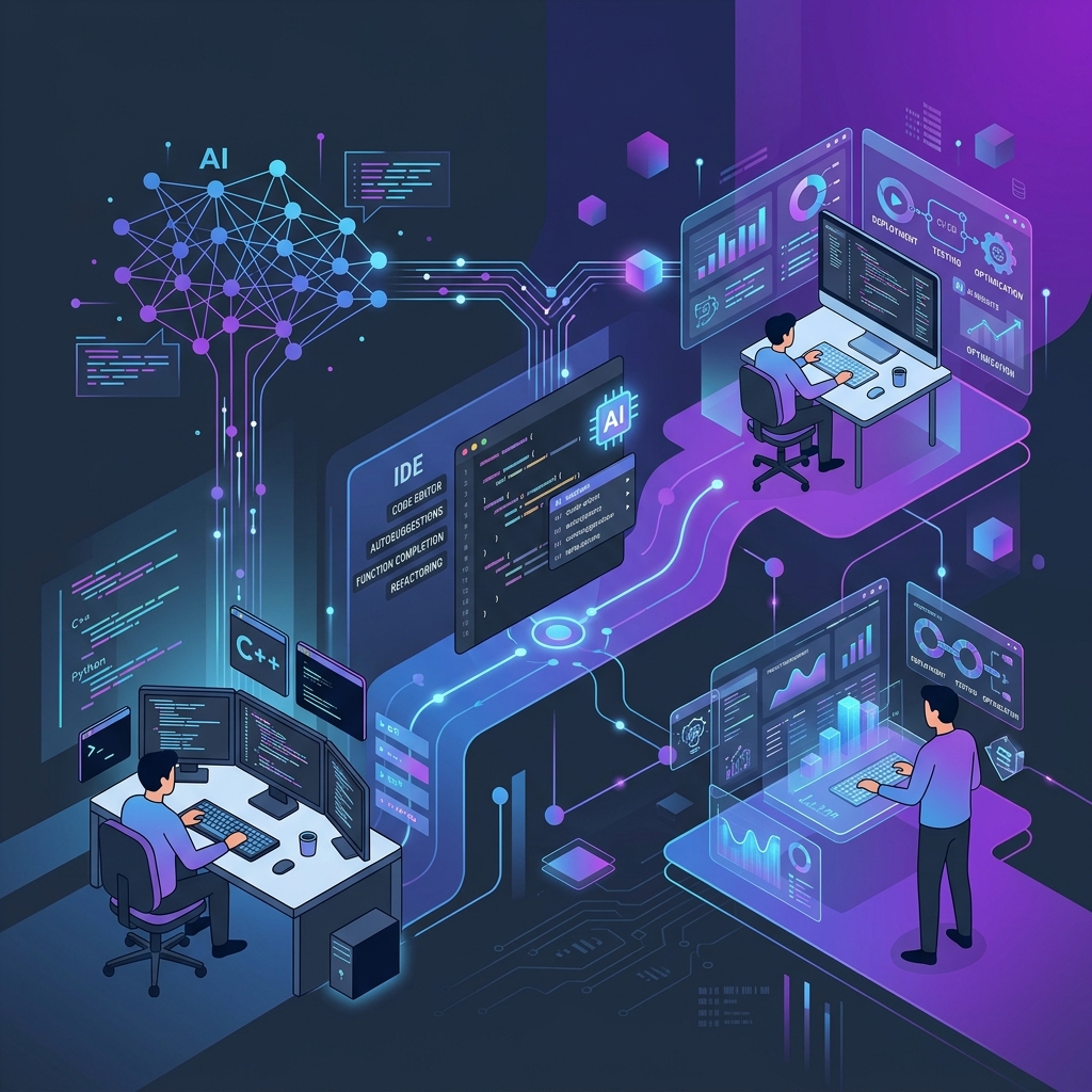 AI Technical Workforce Illustration