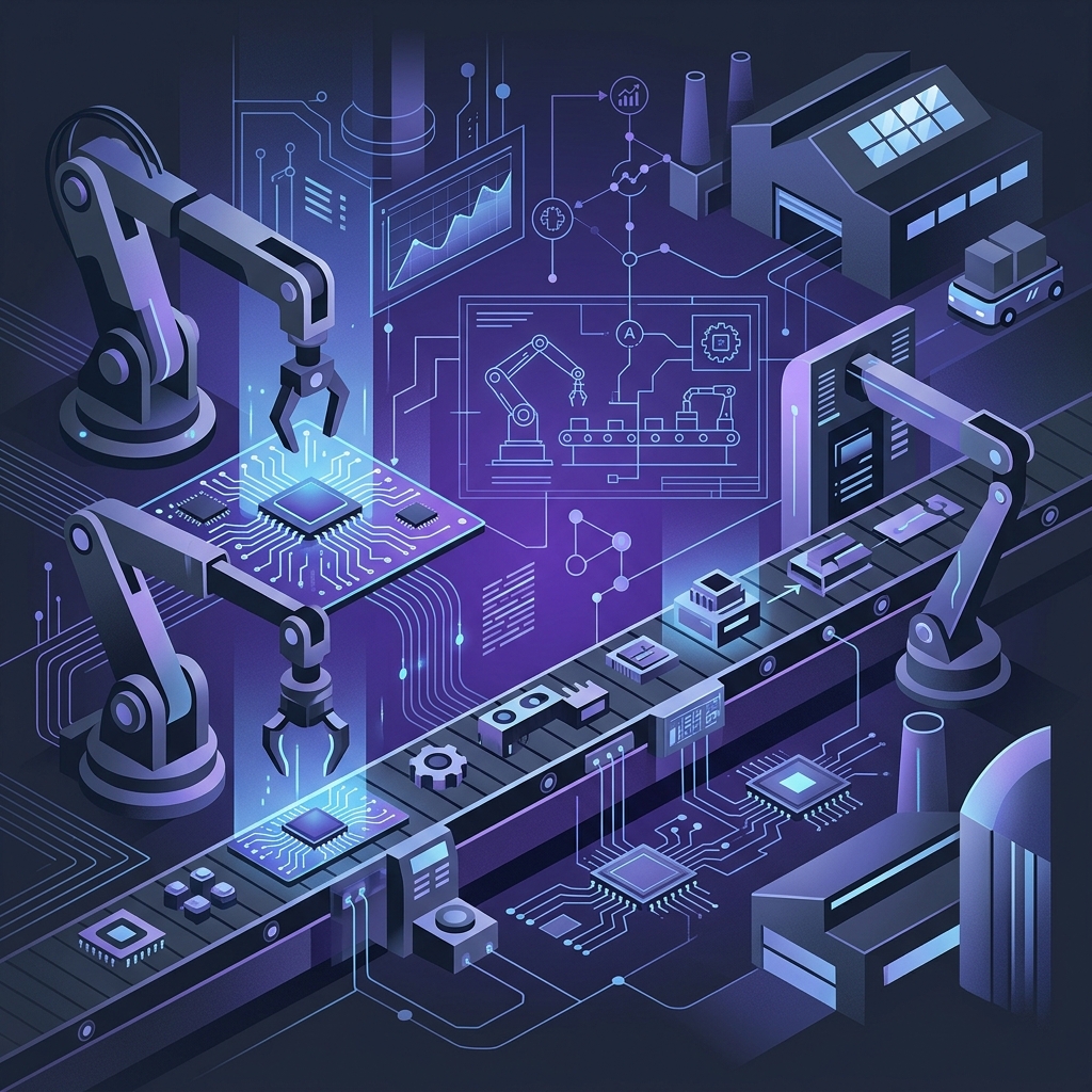 Robotics Automation Illustration